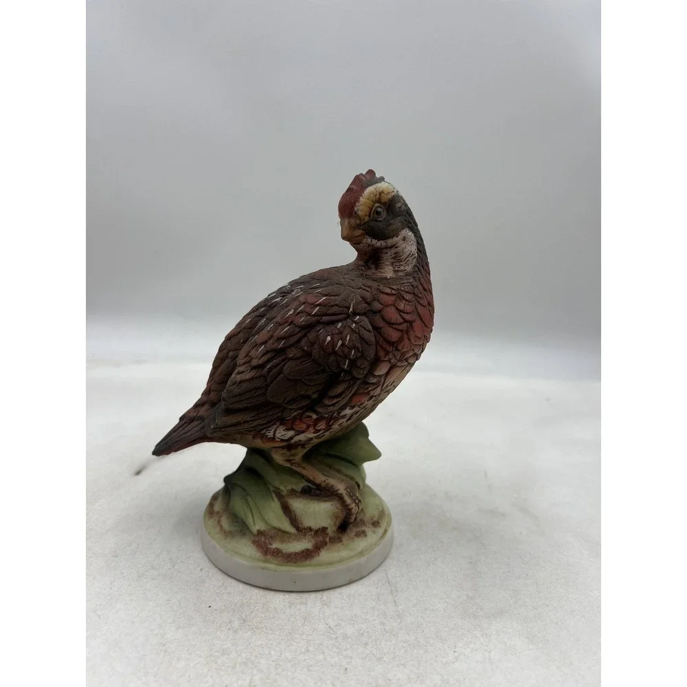 Vintage Napco Bobwhite Quail Figurine Limited Edition Series C-6725 Ceramic
